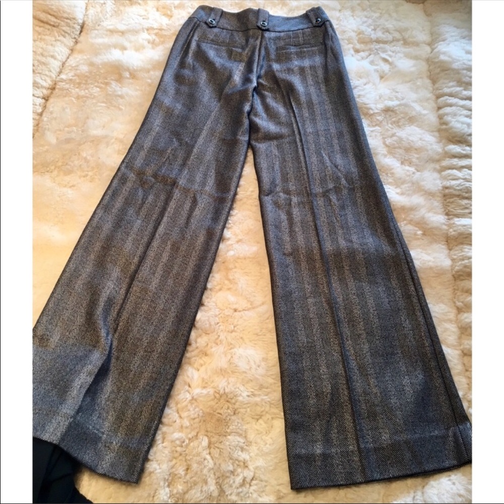 White House Black Market Herringbone Slacks - Picture 4 of 6